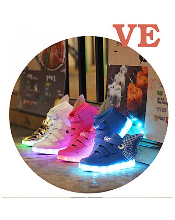 Boy's Boots Spring / Summer / Fall / Winter Comfort PU Outdoor / Athletic / Casual Flat Heel Others LED shoes  