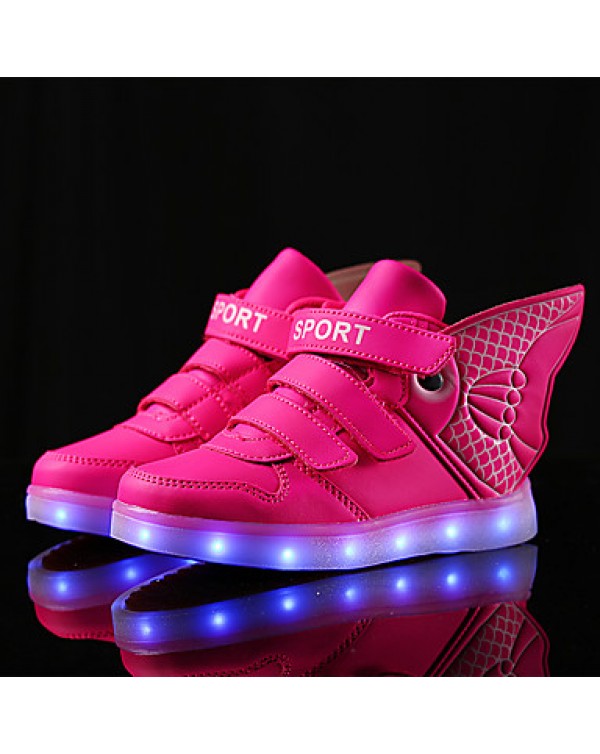 Boy's Boots Spring / Summer / Fall / Winter Comfort PU Outdoor / Athletic / Casual Flat Heel Others LED shoes  