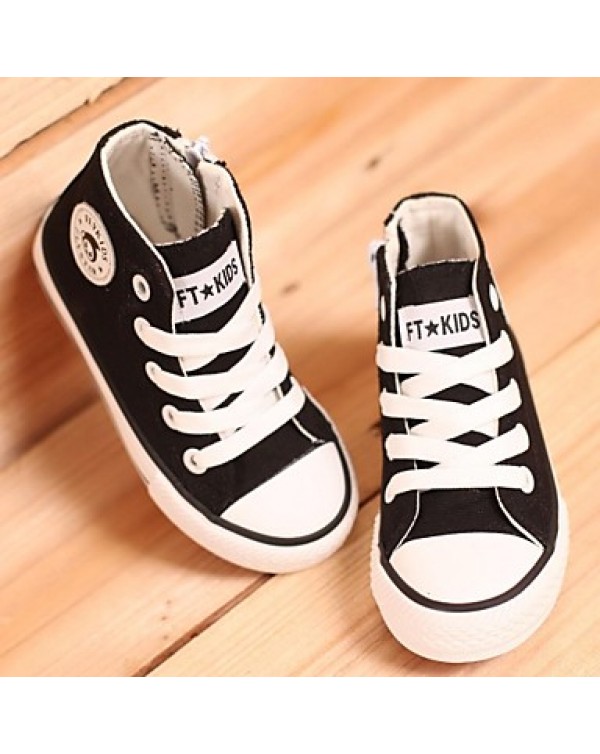 Boy's / Girl's Sneakers Spring / Summer / Fall / Winter Comfort Cotton Casual Black / Blue / Red / White  