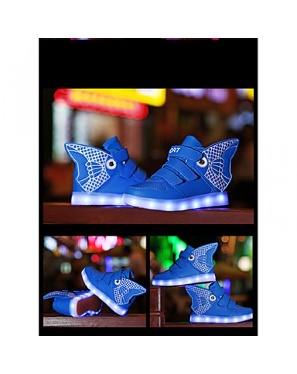 Boy's Boots Spring / Summer / Fall / Winter Comfort PU Outdoor / Athletic / Casual Flat Heel Others LED shoes  