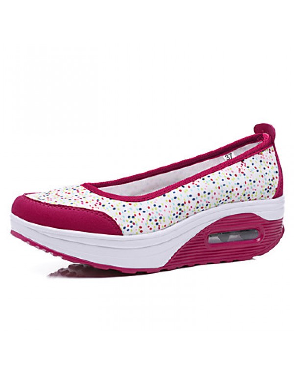 Women's Shoes Fabric Spring / Summer / Fall / Winter Wedges / Roller Skate Shoes / Creepers / Comfort /