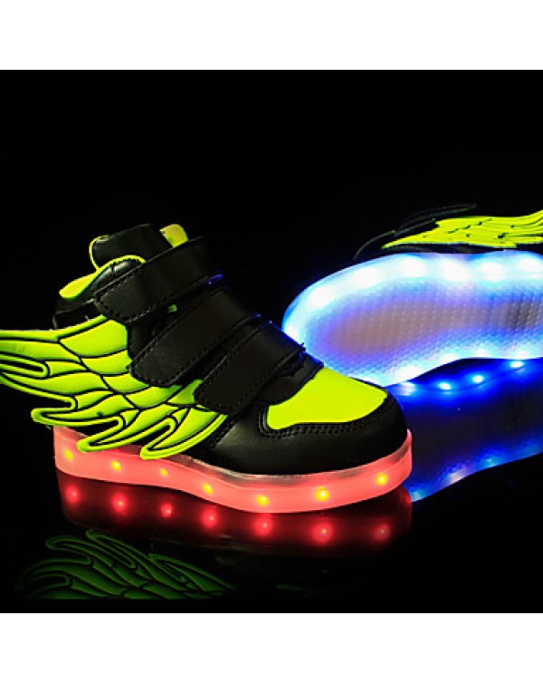 LED Shoes Boys' Shoes Athletic / Casual Synthetic Fashion Sneakers Black / Blue / Green / Pink / Red / White  