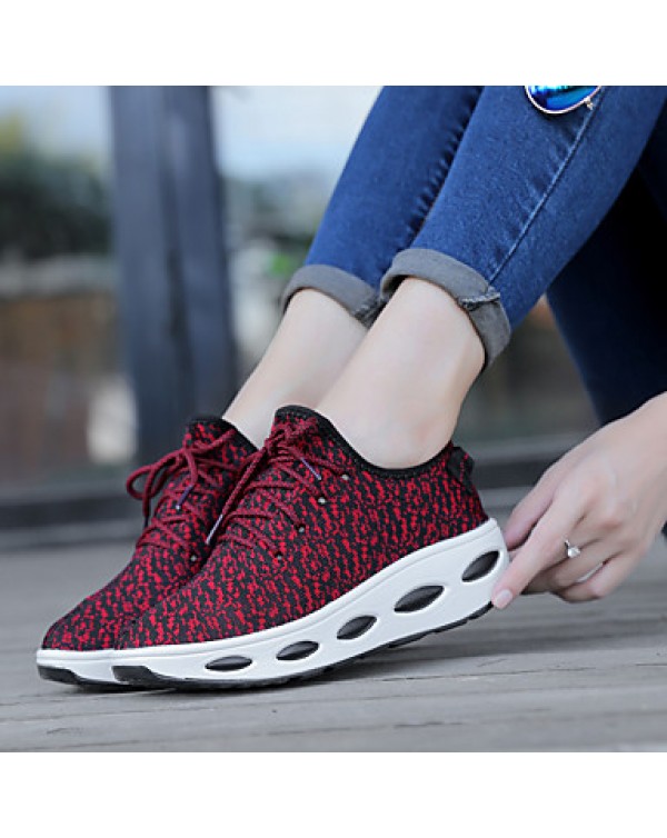 Women's Shake Shoes EU35-EU40 Casual/Travel/Running Fashion Tulle Leather Sneakers Shoes