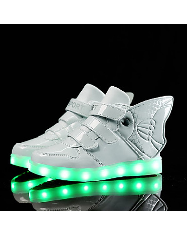 Boy's Boots Spring / Summer / Fall / Winter Comfort PU Outdoor / Athletic / Casual Flat Heel Others LED shoes  