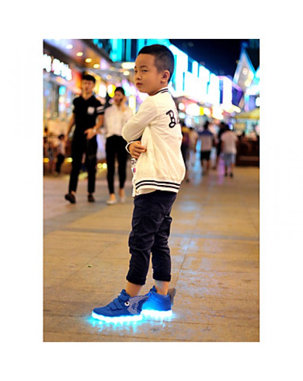 Boy's Boots Spring / Summer / Fall / Winter Comfort PU Outdoor / Athletic / Casual Flat Heel Others LED shoes  