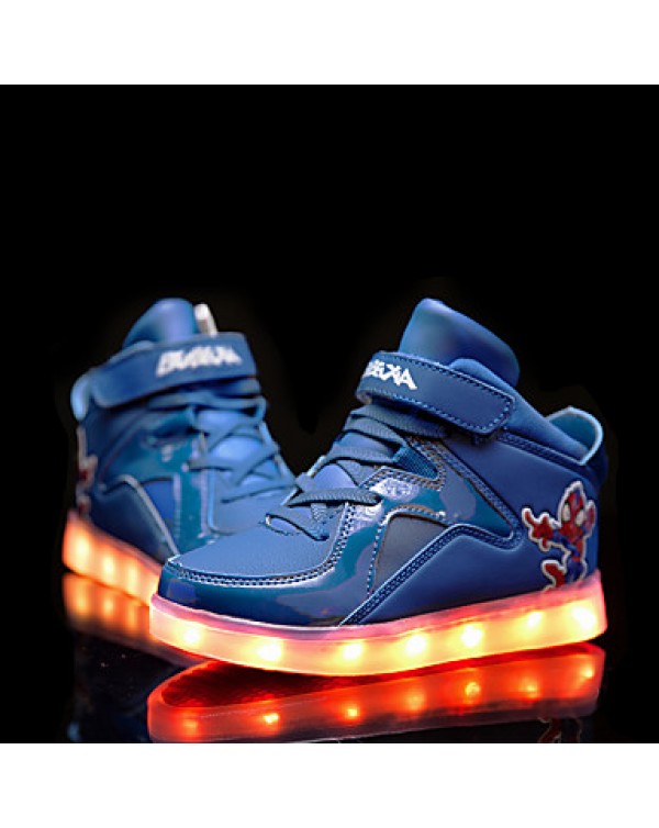 LED Shose Boys' Shoes Casual Fashion Sneakers Black / Blue / Red / White  