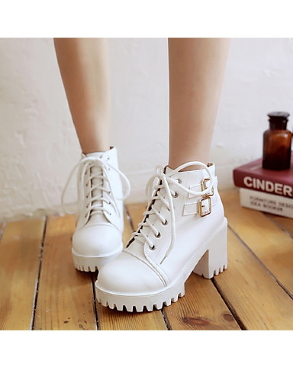 Women's Boots Platform / Fashion Boots / Bootie Leatherette Outdoor / Office & Career / Casual Platform Others