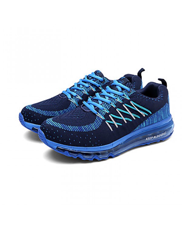 Unisex Running Athletic Shoes Spring / Fall Comfort Fabric Casual Flat Heel Blue / Green / Red Sneaker