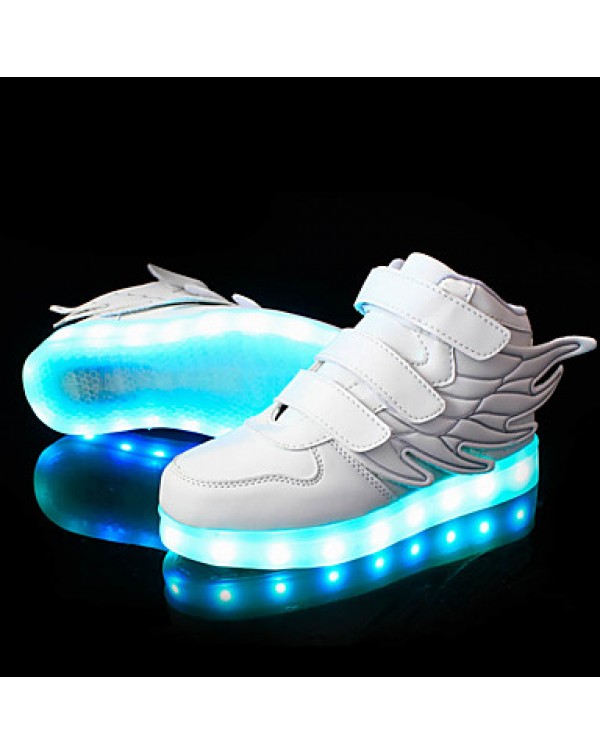 LED Shoes Boys' Shoes Athletic / Casual Synthetic Fashion Sneakers Black / Blue / Green / Pink / Red / White  