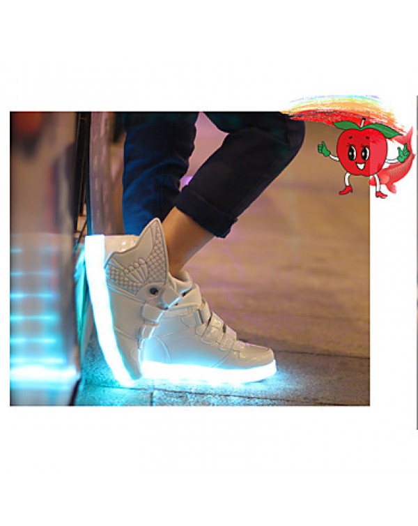 Boy's Boots Spring / Summer / Fall / Winter Comfort PU Outdoor / Athletic / Casual Flat Heel Others LED shoes  