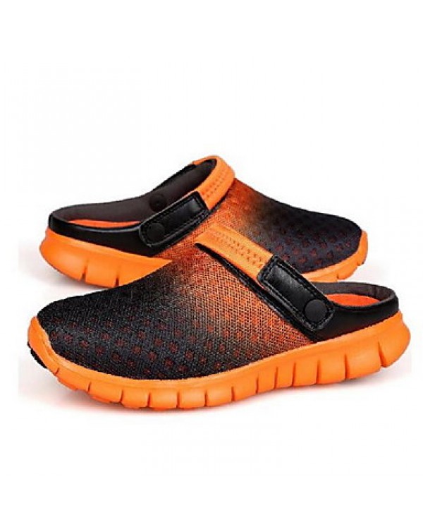 Men's Shoes Casual Leatherette Clogs & Mules Blue / Yellow / Green / Red / White / Orange Slippers  