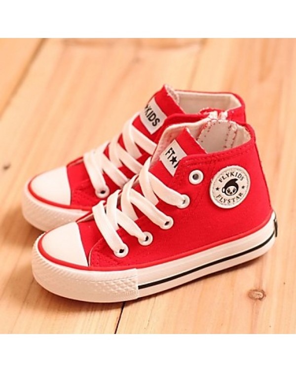 Boy's / Girl's Sneakers Spring / Summer / Fall / Winter Comfort Cotton Casual Black / Blue / Red / White  