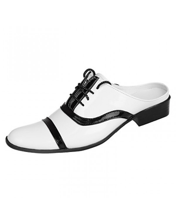 Men's Shoes Casual Leatherette Clogs & Mules White  