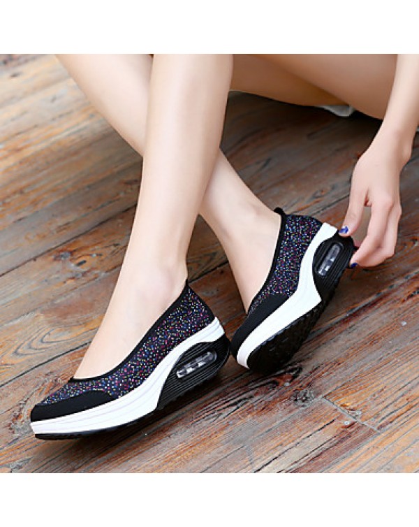 Women's Shoes Fabric Spring / Summer / Fall / Winter Wedges / Roller Skate Shoes / Creepers / Comfort /