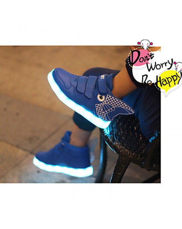 Boy's Boots Spring / Summer / Fall / Winter Comfort PU Outdoor / Athletic / Casual Flat Heel Others LED shoes  