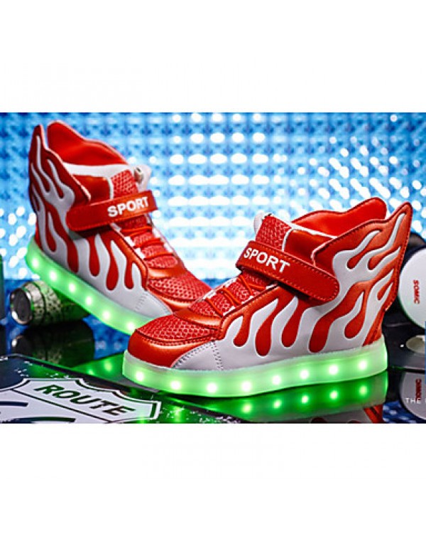 LED Shoes/Boy's Flats Spring / Fall / Winter Flats Outdoor / Party & Evening / Casual Flat Heel LED/ Red / White  