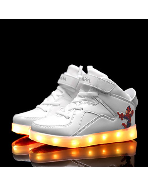 LED Shose Boys' Shoes Casual Fashion Sneakers Black / Blue / Red / White  